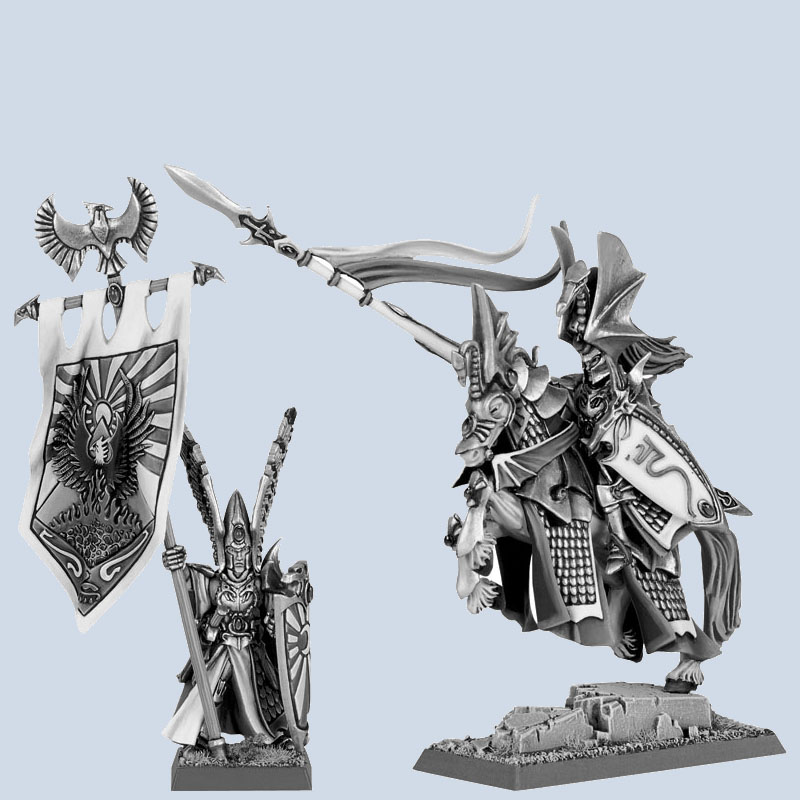 Figurine High Elf Prince & Noble - Warhammer Citadel - Plastique - Occasion